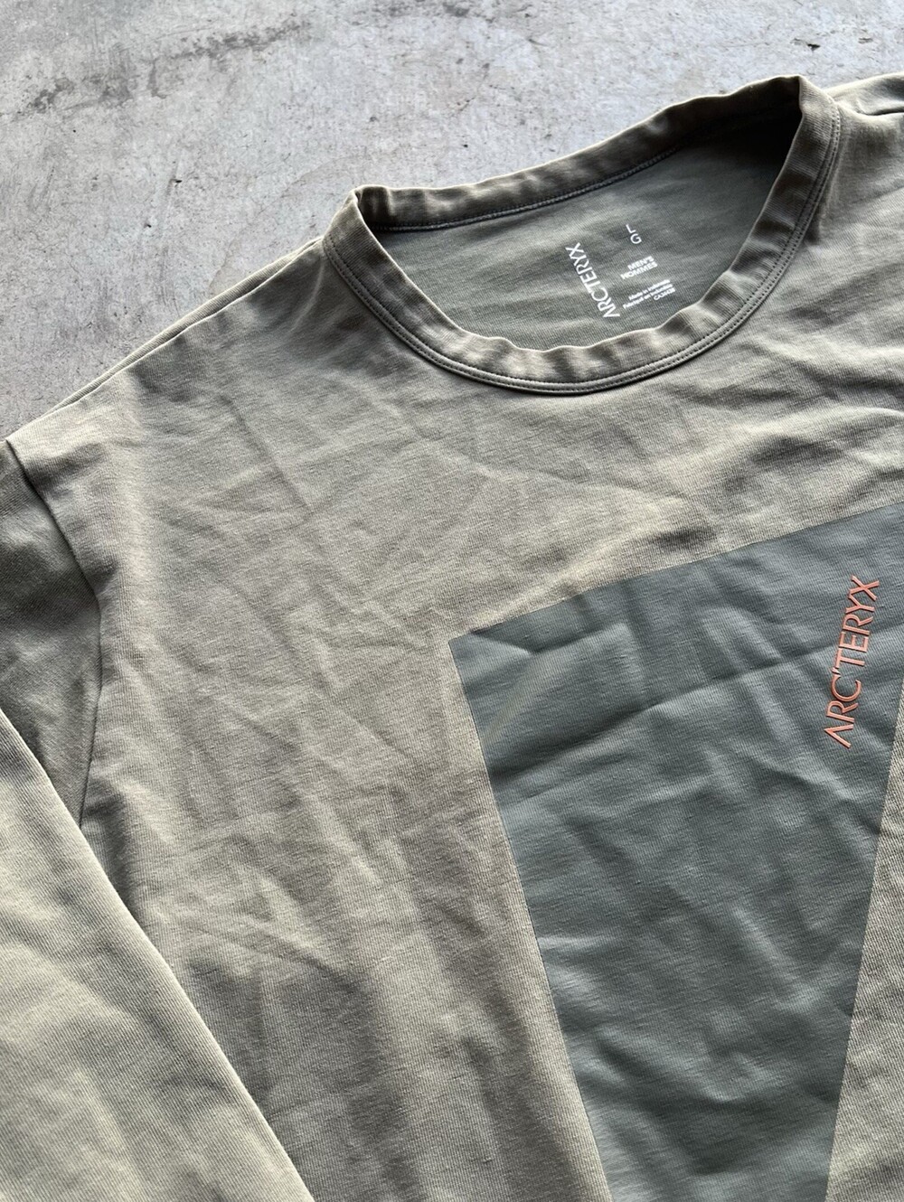 Arc'teryx Shirt Large Green Long Sleeve Minimalist Gorpcore Outdoors Captive